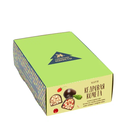№2 Кедровая комета Ассорти (9429) (классика, клюква, шишка, земляника), 540г   в Ржеве