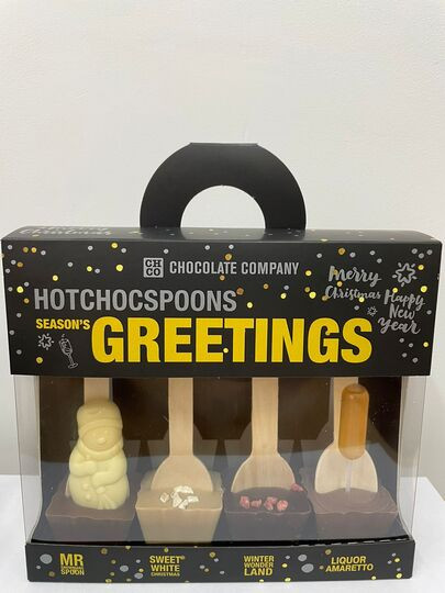 №1 TM LORD Набор шоколадных ложек «SEASON`S GREETINGS» (4 ложки по 50 гр), 200гр в Ржеве