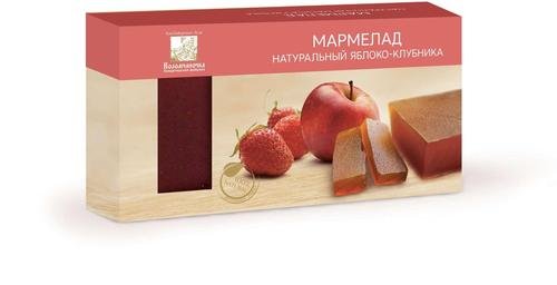 №2 Мармелад пластовый 210г Яблоко-Клубника в Ржеве