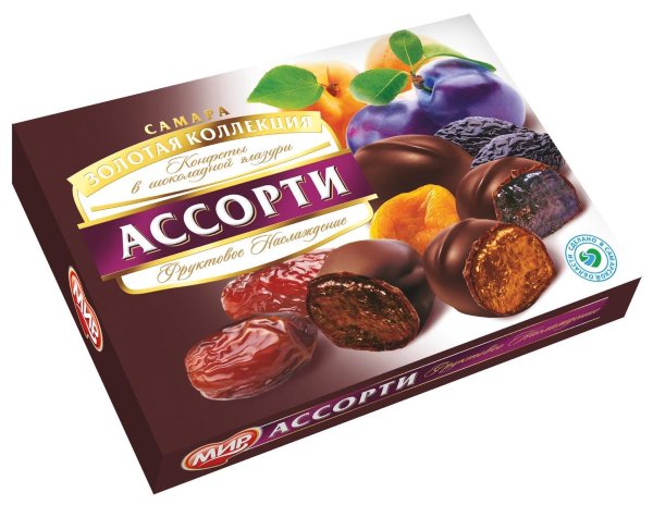 №2 КФ МИР Фруктовое наслаждение (набор шоколадных конфет) 170г в Ржеве